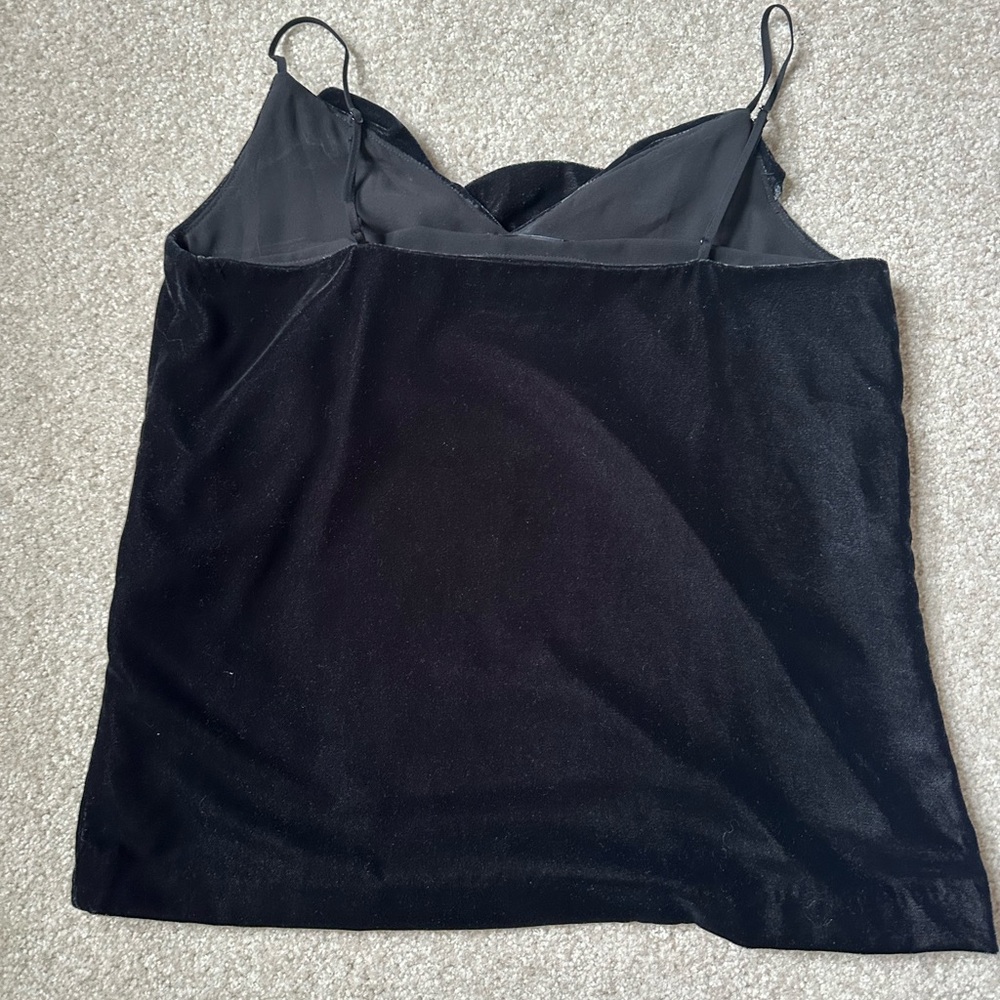 J. Crew Black Ruffled Camisole - Picture 2 of 2